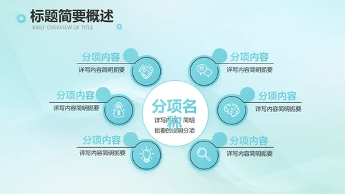 蓝色简约医院医疗工作汇报总结PPT