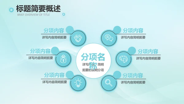 蓝色简约医院医疗工作汇报总结PPT
