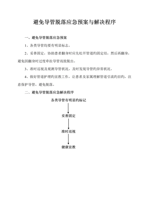 各种应急全新预案及处理标准流程.docx