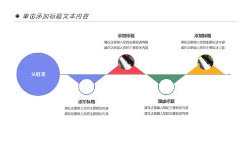 儿童音乐班课件钢琴幼儿园音乐艺术PPT模板