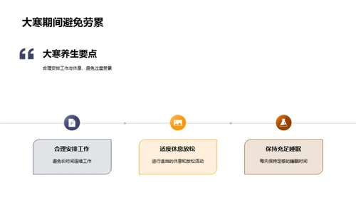 大寒养生之道