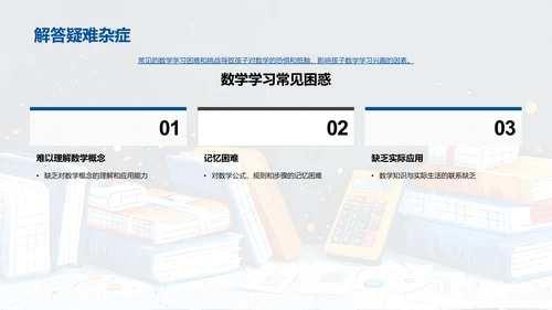 数学学习兴趣提升法PPT模板