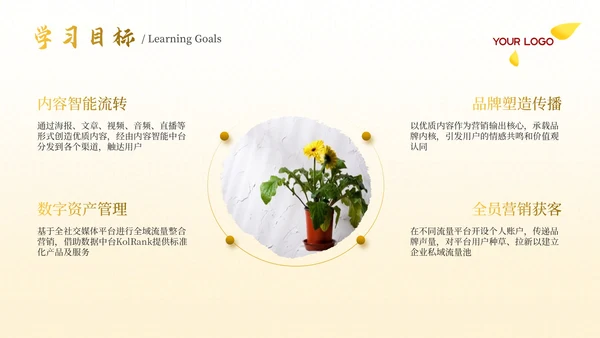 黄色古代文学诗词赏析PPT模板