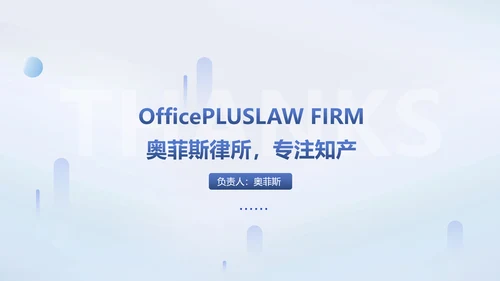 简约商务风律师事务所机构宣传