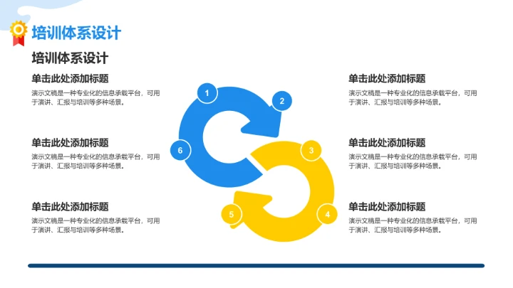 蓝色简约风企业安全管理