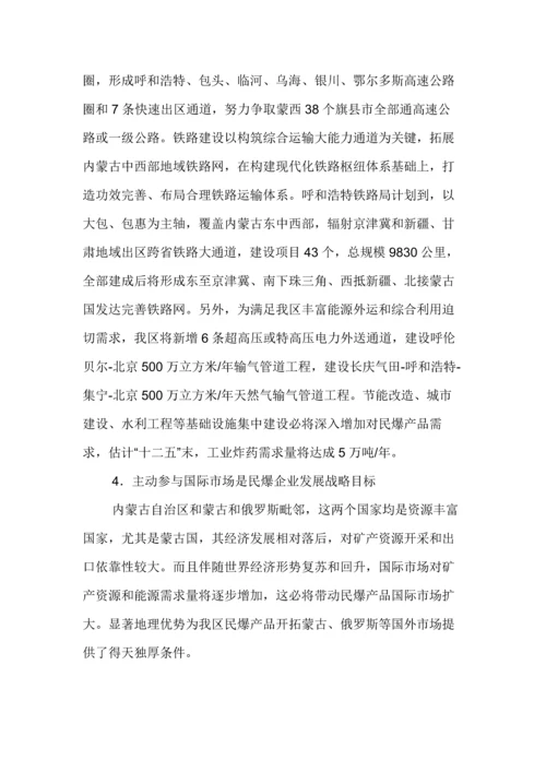 内蒙古自治区民用爆破器材行业十二五发展综合规划.docx