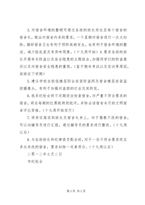 职工宿舍整改方案 (2).docx