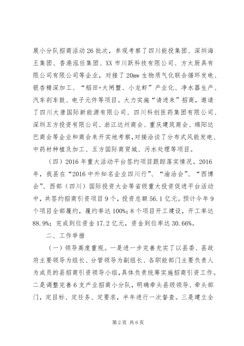 投资促进局XX年工作总结及XX年工作计划.docx