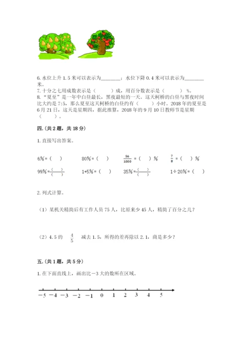 北师大版数学小升初模拟试卷精品【全国通用】.docx