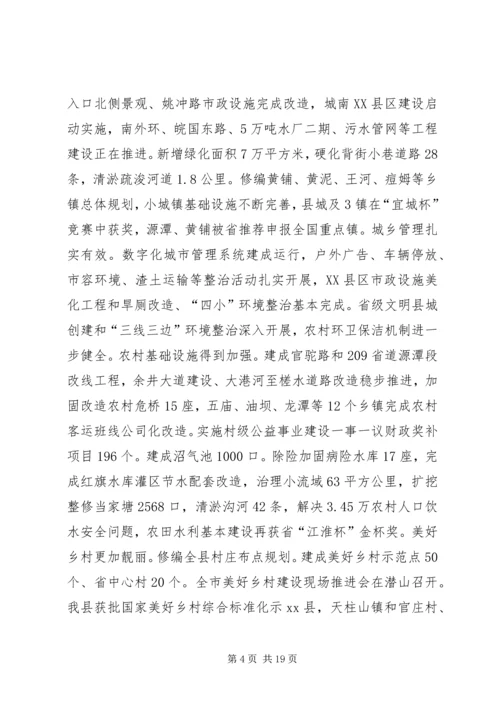 县长XX年政府工作报告.docx