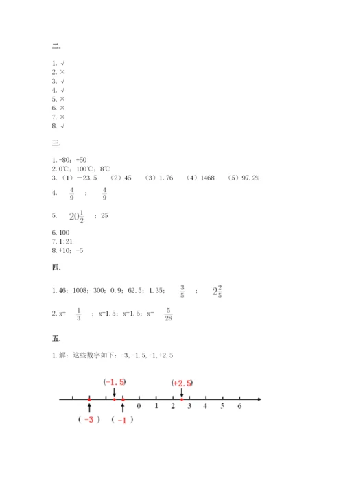 成都外国语学校小升初数学试卷及参考答案【综合卷】.docx