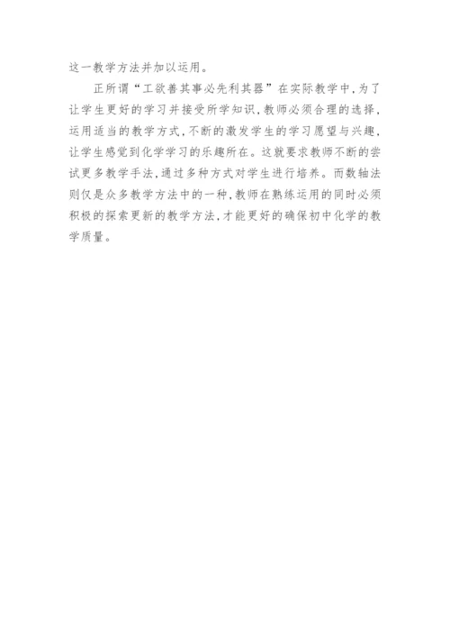 初等化学教学数轴法的运用论文.docx