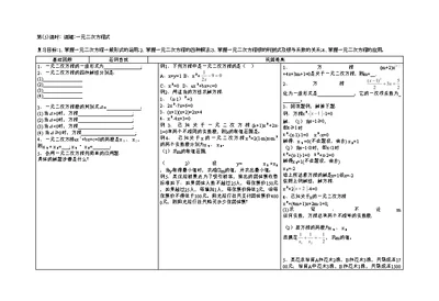 2012中考二轮复习时 一元二次方程式