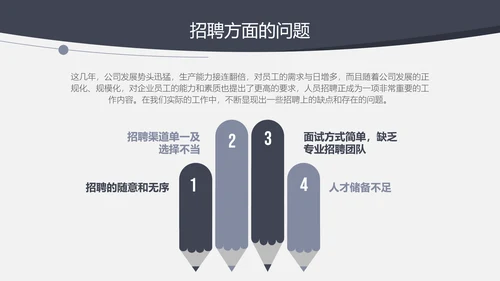 人力资源部年终工作总结汇报PPT模板