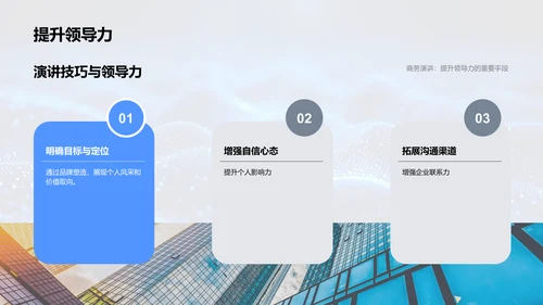 商务演讲技能掌握PPT模板
