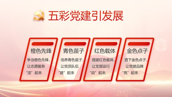 红色党建党支部党员主题党日PPT