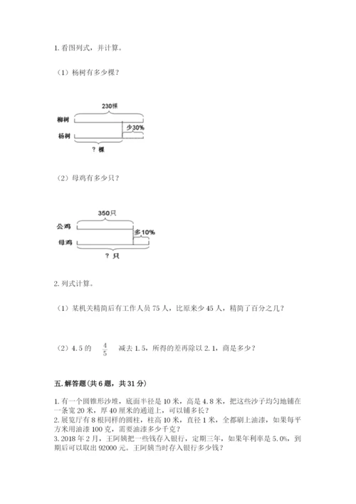 北京版六年级下册数学期中测试卷精品【基础题】.docx