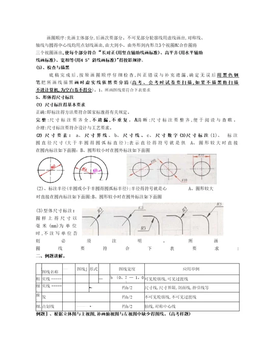 机械制图之三视图