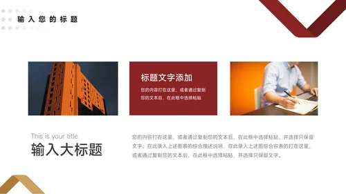 红金高端品牌营销策划PPT模板