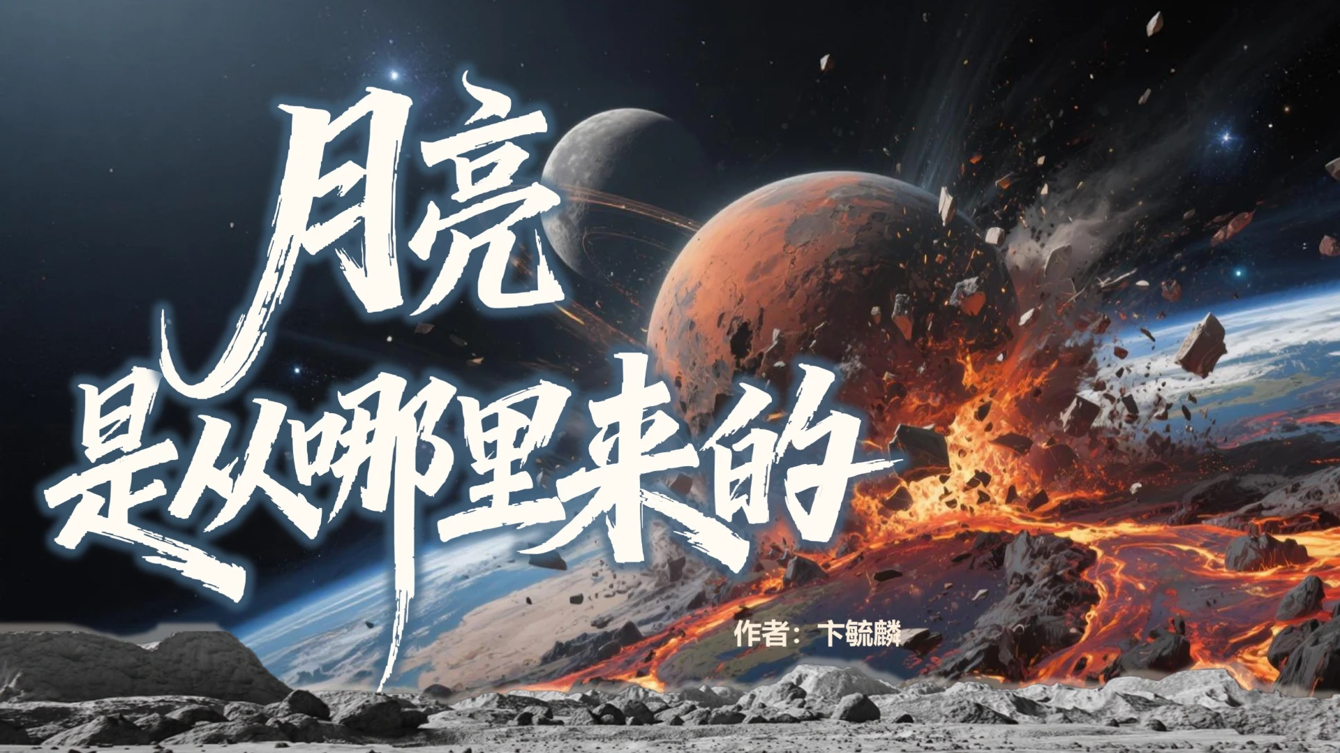 《月亮是从哪里来的？》语文课件