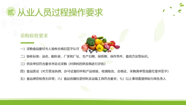 企业食品从业人员培训食品安全教育PPT课件员工培训