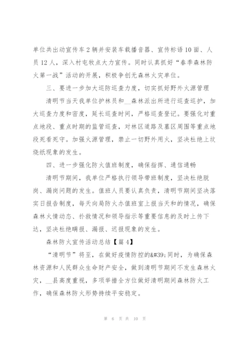 森林防火宣传活动总结2022.docx