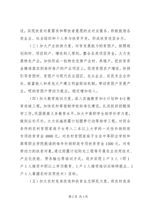 乡镇精准扶贫工作春季攻势总结.docx