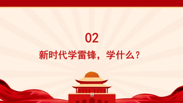 新时代学习雷锋精神塑造党员精神品质党课PPT