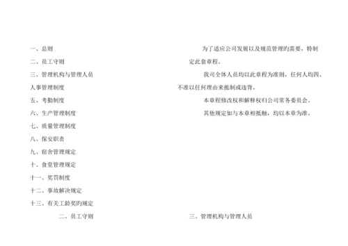 服装企业管理全新规章新版制度.docx