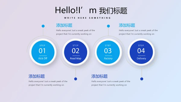 蓝色医疗人体科技动态PPT