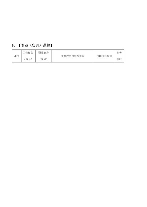 数控技术应用专业教学标准