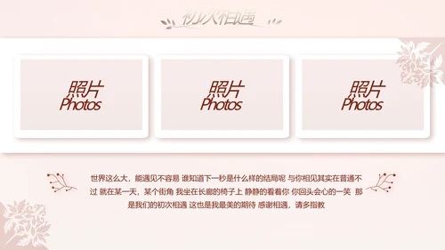 红色双喜风我们结婚啦婚礼纪念册电子相册PPT