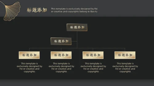 商务黑金公司简介通用PPT模板