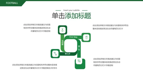 欧美风足球培训俱乐部宣传动态PPT模板