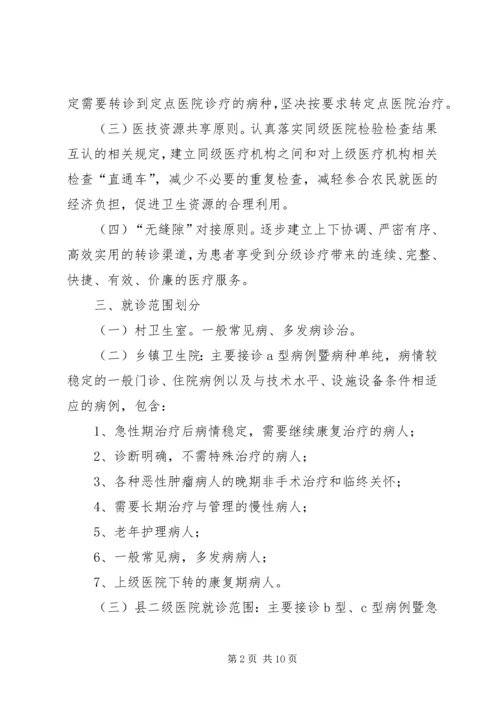 辉渠镇卫生院分级诊疗工作方案 (5).docx