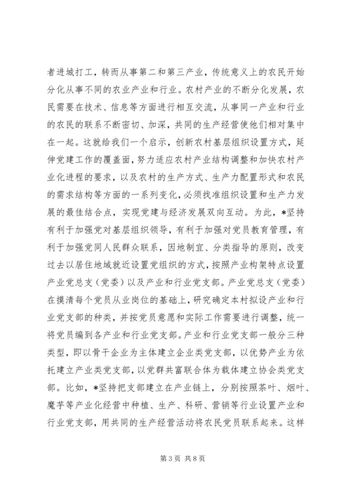 新形势下农村党建探索.docx