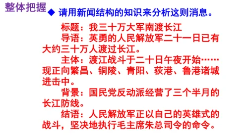 1 我三十万大军胜利南渡长江 课件（共35张PPT）