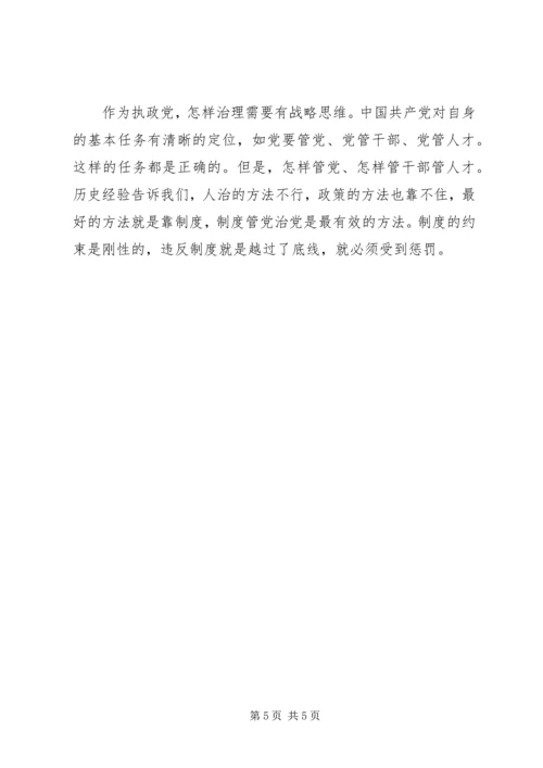 党员干部学习廉政准则的思想汇报.docx