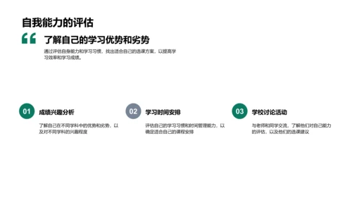 提升高考成绩的选课策略PPT模板