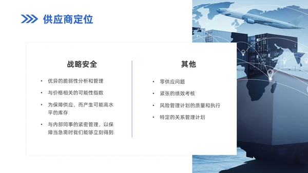 蓝色商务风企业实拍PPT模板供应商关系管理