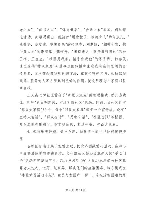 关于XX县区加强社区思想道德建设情况的调查 (4).docx