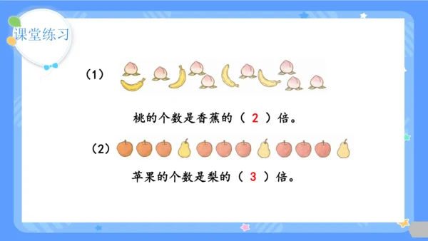 人教版三年级上册数学总复习《倍的认识、多位数乘一位数》（课件）（共29张PPT）