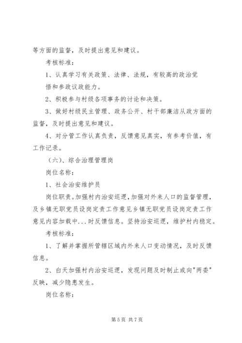 乡镇无职党员设岗定责工作意见.docx