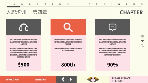企业员工入职培训简约风适用通用PPT模板