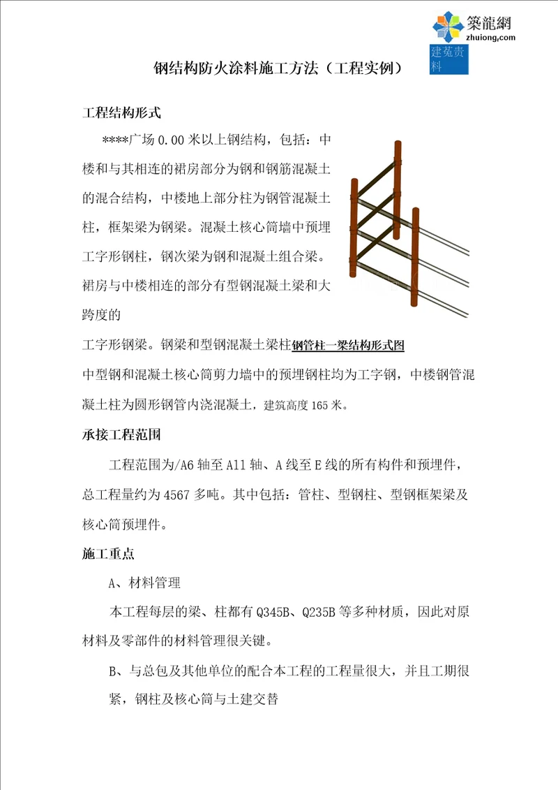 钢结构防火涂料施工方法工程实例 secret