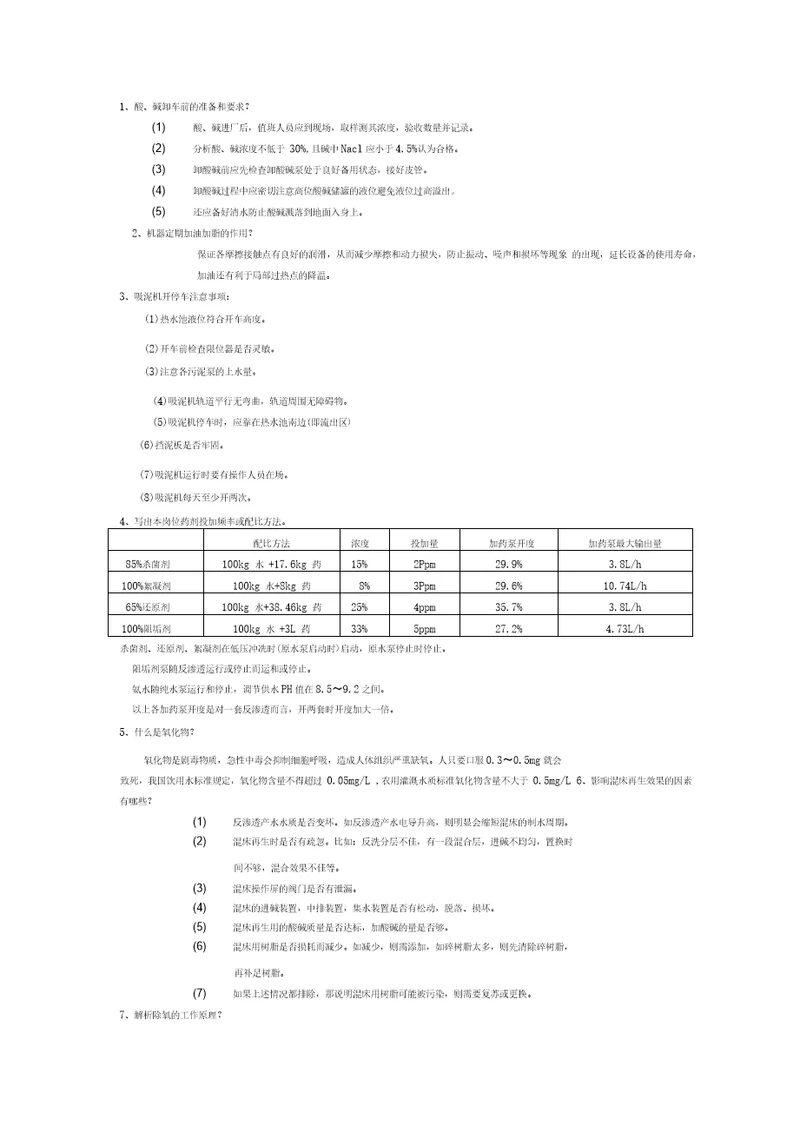 供水百题总结