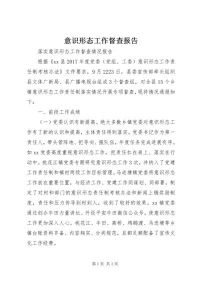 意识形态工作督查报告.docx