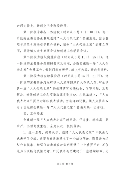 关于做好新一届“人大代表之家”创建工作的意见.docx