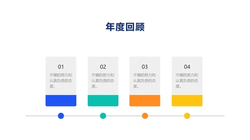 蓝色创意风好奇心年度盛典