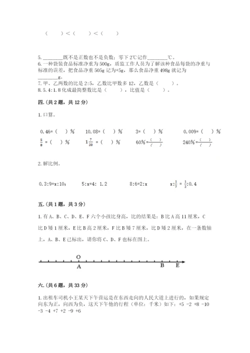 人教版六年级数学下学期期末测试题（能力提升）.docx
